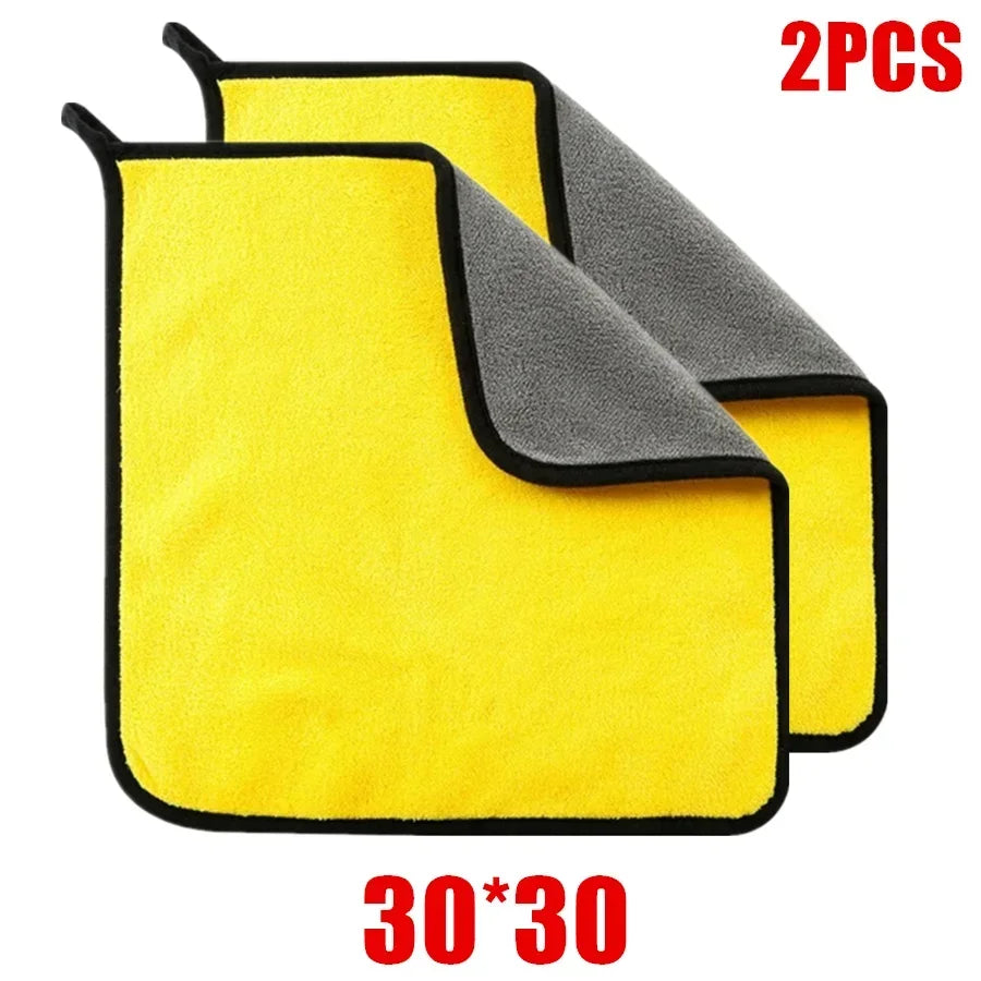Car Cleaning Microfiber Towels – Lint-Free, Reusable (1/2/6 Pack)