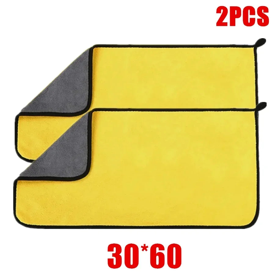 Car Cleaning Microfiber Towels – Lint-Free, Reusable (1/2/6 Pack)