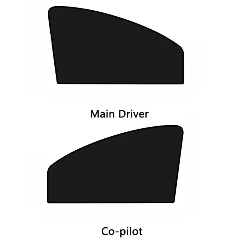 4PCS Car Magnetic Sunshade – Universal Window Shade Set for UV Protection, Heat Reduction & Privacy”