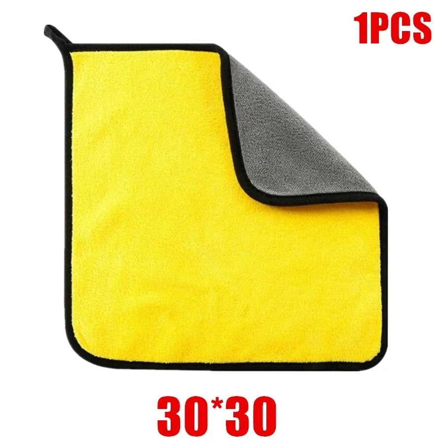 Car Cleaning Microfiber Towels – Lint-Free, Reusable (1/2/6 Pack)