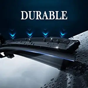 Universal Car Windshield Wiper Blades – Durable Soft Rubber, All-Season Auto Replacement, Multiple Sizes (14’’–26’’)”