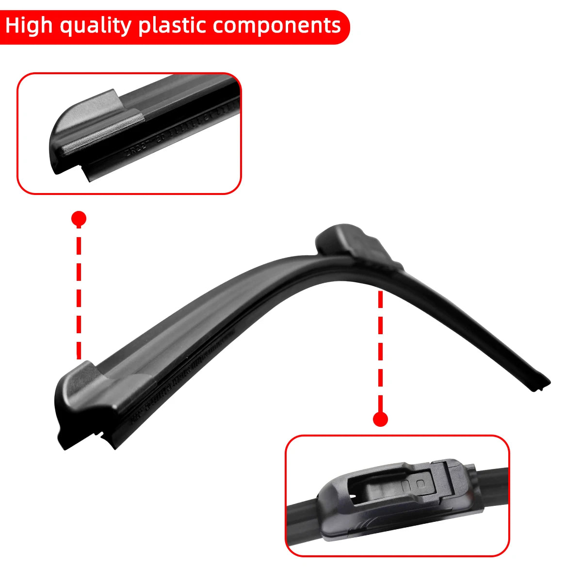 Universal Car Windshield Wiper Blades – Durable Soft Rubber, All-Season Auto Replacement, Multiple Sizes (14’’–26’’)”