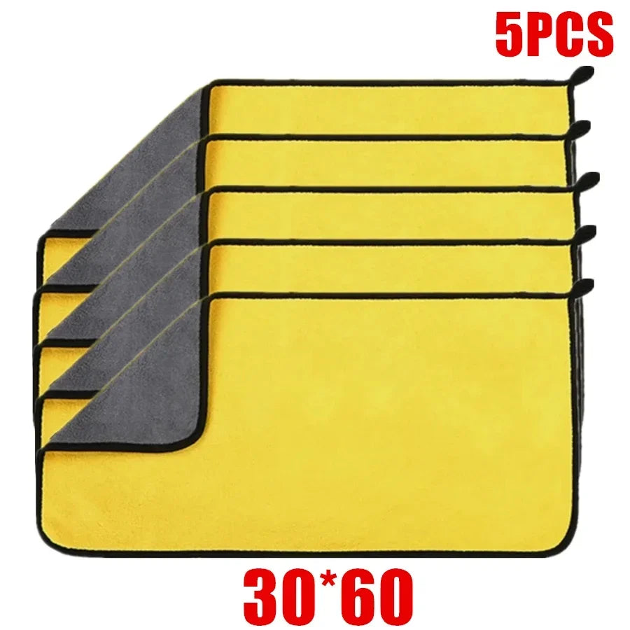 Car Cleaning Microfiber Towels – Lint-Free, Reusable (1/2/6 Pack)